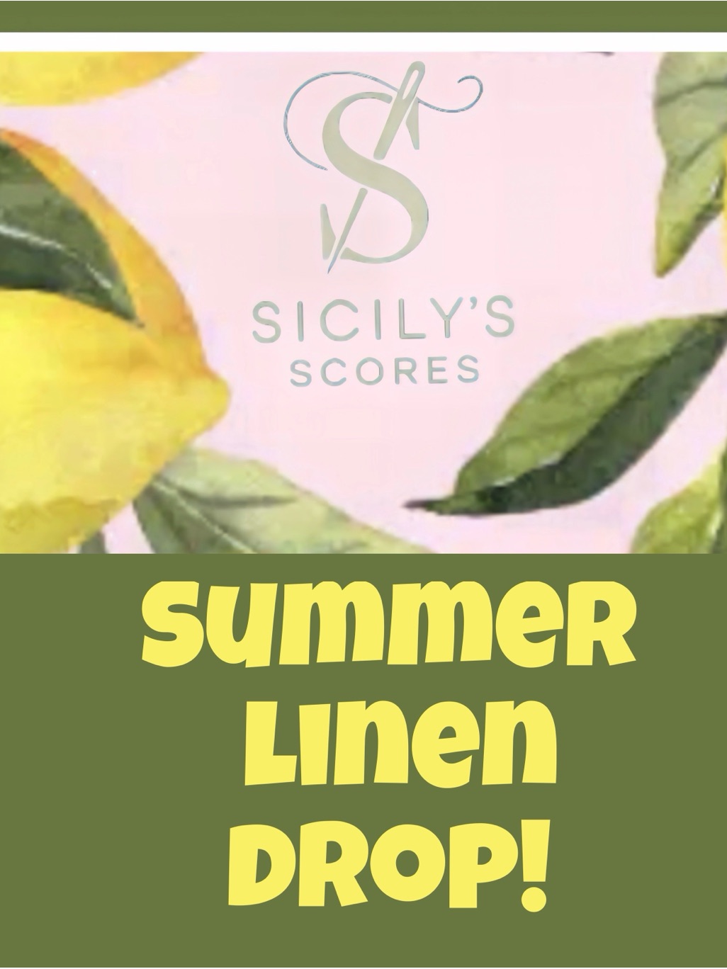 Sicily's Scores Summer Linen Dress